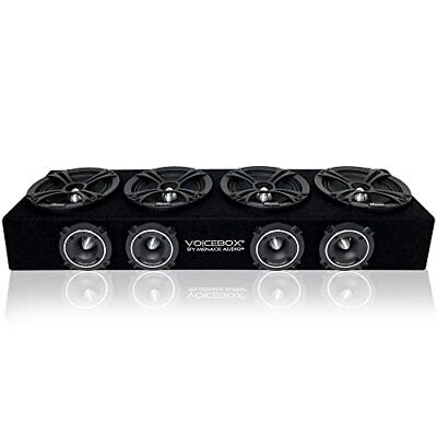 Photo 1 of Car Audio Midrange Enclosure 4 x 6.5 2000Watts VOICEBOX® by Menace Audio® MA-...
