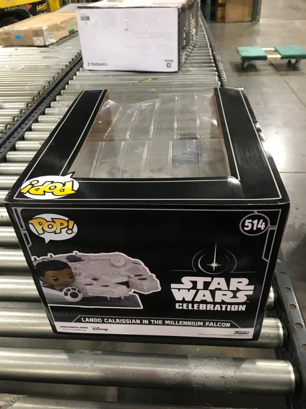 Photo 1 of Funko Pop! Ride Super Deluxe: Star Wars - Lando Calrissian in the Millenium Falcon (Shared Galactic Convention, Amazon Exclusive)
