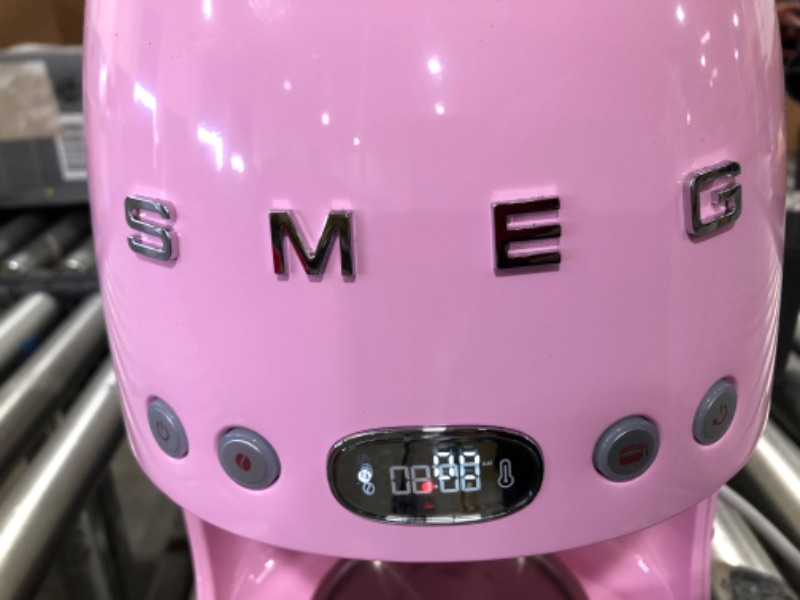 Photo 2 of Smeg Drip Filter Coffee Machine - Pink