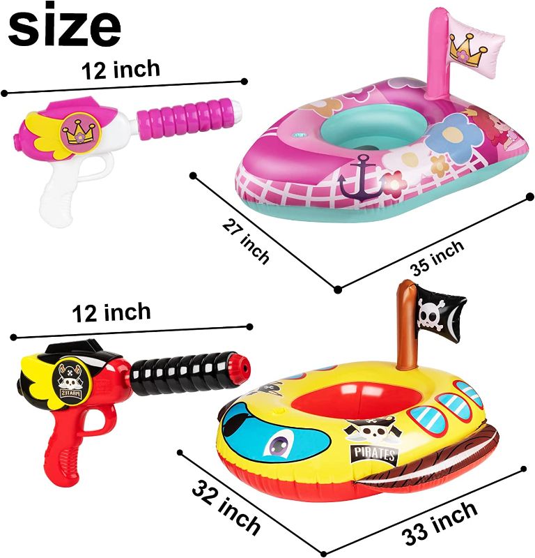 Photo 1 of 10Leccion Pool Toys for Kids, Toddlers Pool Floats with Water Gun
