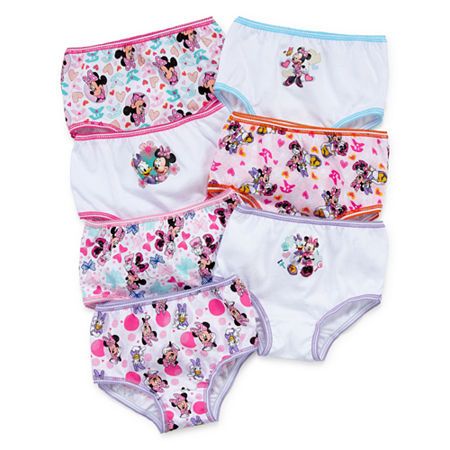 Photo 1 of Disney's Minnie Mouse Cotton Panties, 7-Pack, Toddler Girls 3T
