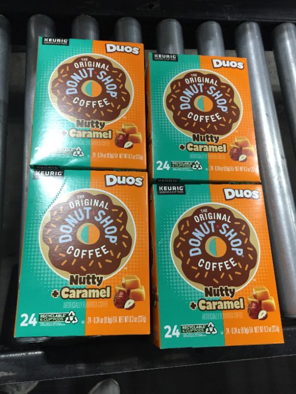 Photo 2 of 4- Donut Shop Duos Coffee, Nutty + Caramel, K-Cup Pods - 24 pack, 0.34 oz pods