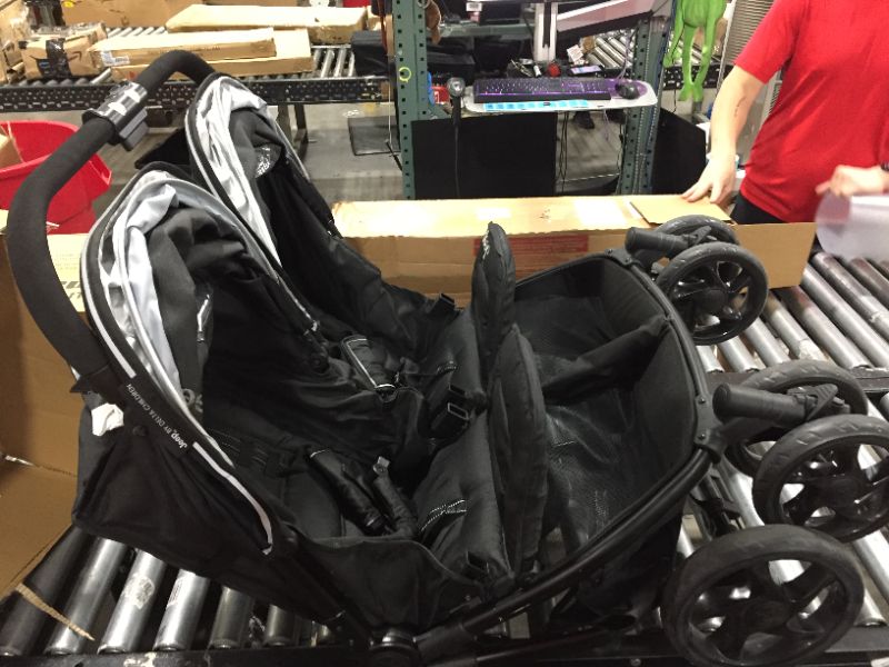 Photo 3 of Jeep Destination Ultralight Side x Side Double Stroller by Delta Children - Midnight Black

