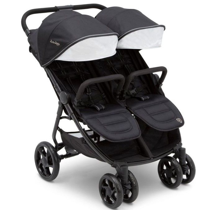 Photo 1 of Jeep Destination Ultralight Side x Side Double Stroller by Delta Children - Midnight Black

