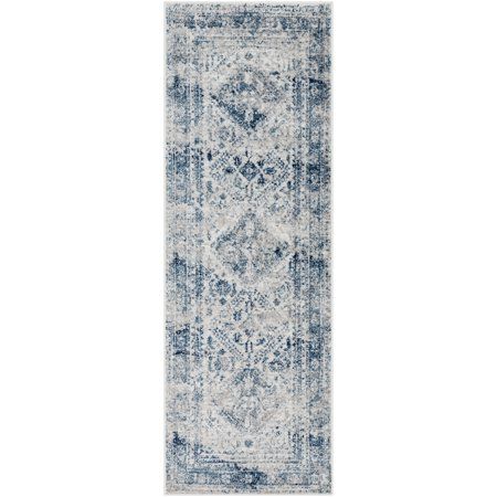 Photo 1 of Abbie & Allie Rugs Monte Carlo Mnc-2313 Sky Blue 2'7" X 7'3" Runner Area Rug
