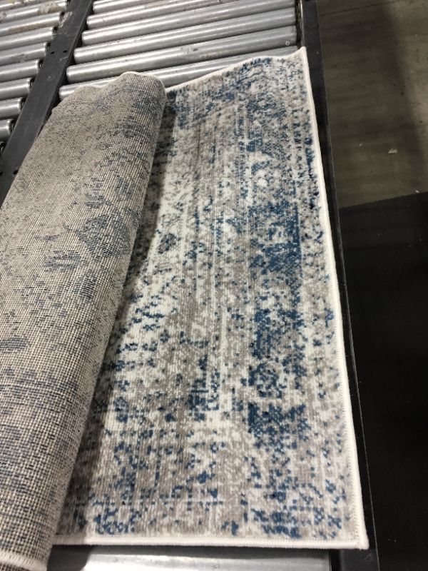 Photo 2 of Abbie & Allie Rugs Monte Carlo Mnc-2313 Sky Blue 2'7" X 7'3" Runner Area Rug
