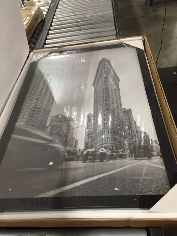 Photo 2 of Americanflat 24x36 Inch Black Poster Frame Polished Plexiglass. Hanging Hardware Included!
