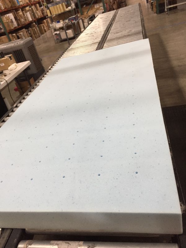 Photo 1 of 77x38x4 Blue Mattress Topper 