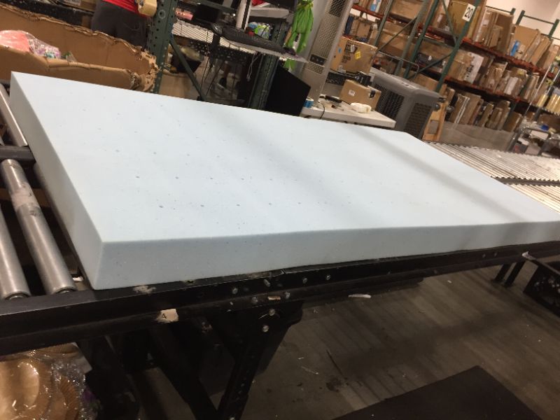 Photo 1 of 77x38x4 Blue Mattress Topper 