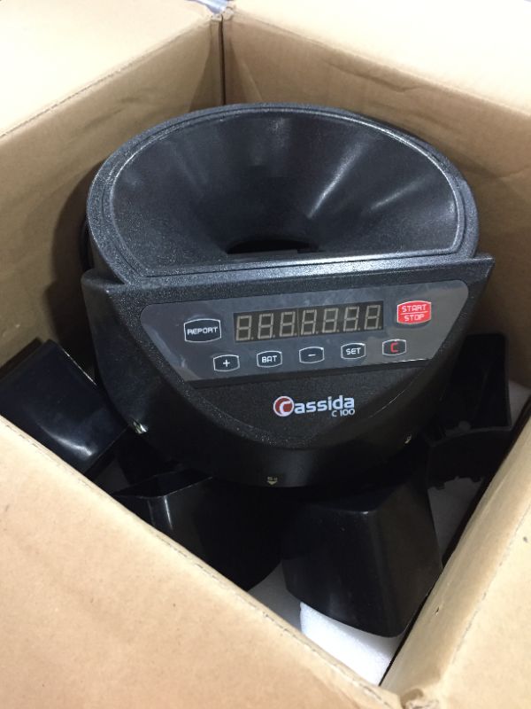 Photo 2 of Cassida C100 Coin Counter / Sorter