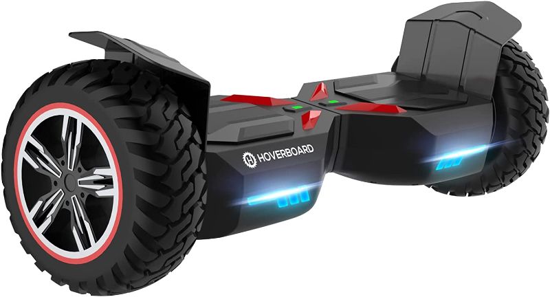 Photo 1 of All Terrain Off-Road Hoverboard for Adults, Electric Hoverboards for Kids Ages 6-12, UL 2272 Certified Self Balancing Hover Board for Teens, 8.5" E4 Hoover Board with Bluetooth Speaker & Front Lights
