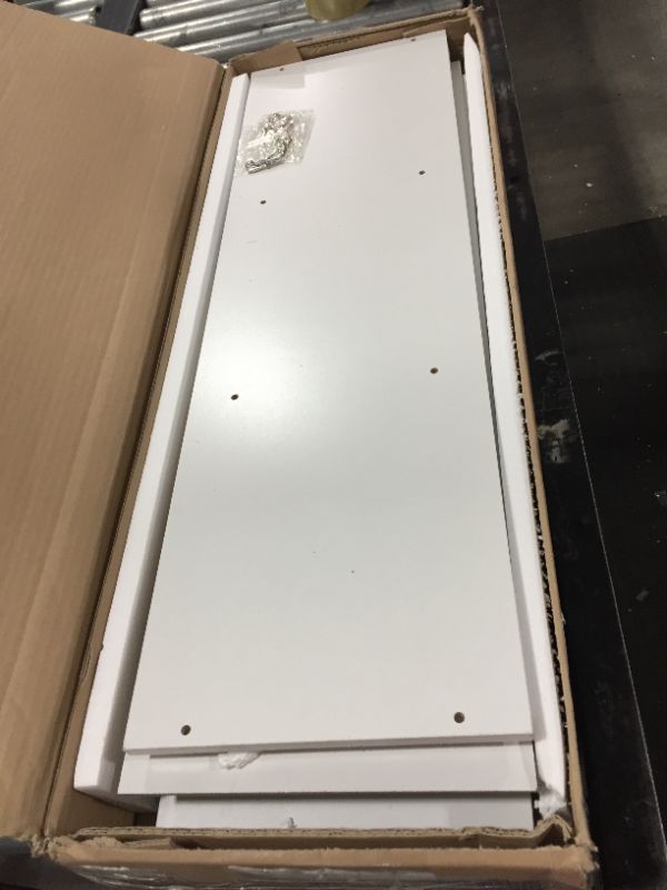 Photo 1 of Furinno 5-Cube Reversible Open Shelf, White