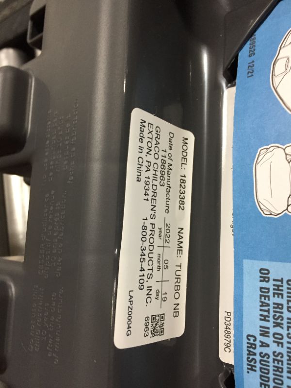 Photo 1 of Graco TurboBooster Backless Booster Car Seat, Galaxy
