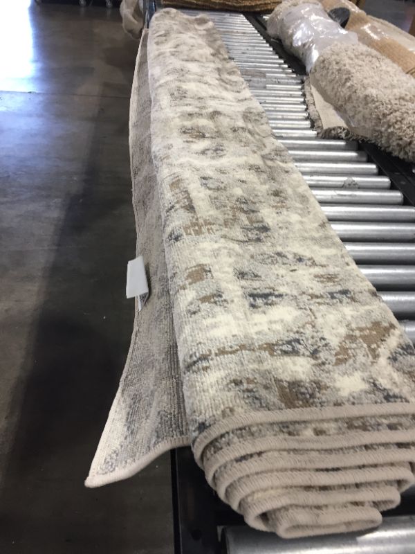 Photo 2 of 7'x10' Eliot Geo Area Rug Gray - Threshold
