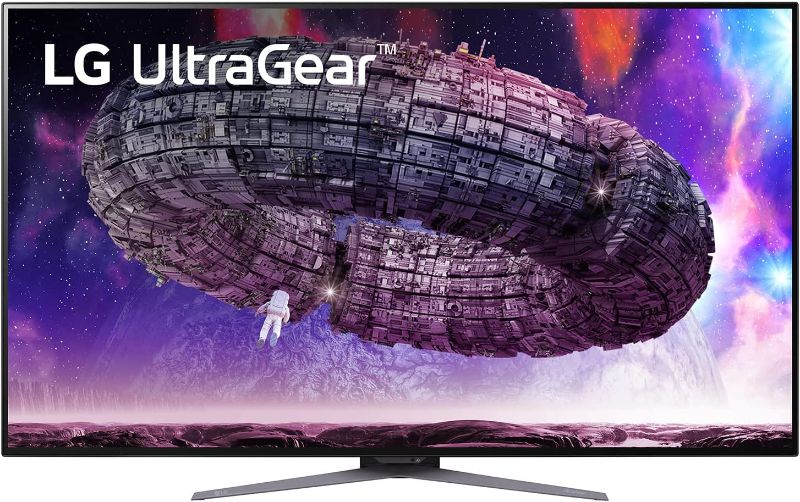 Photo 1 of LG 48GQ900-B 48” Ultragear™ UHD OLED Gaming Monitor with Anti-Glare, 1.5M : 1 Contrast Ratio & DCI-P3 99% (Typ.) with HDR 10.1ms (GtG) 120Hz Refresh Rate, HDMI 2.1 with 4-Pole Headphone Out
