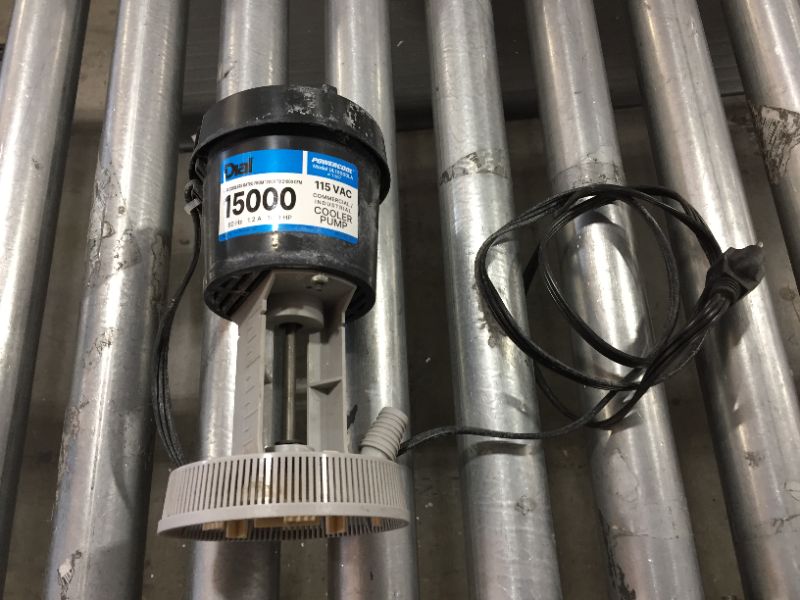 Photo 1 of Dial Powercool 8-1/2 in. H X 4-1/2 in. W Black Plastic Evaporative Cooler Pump
