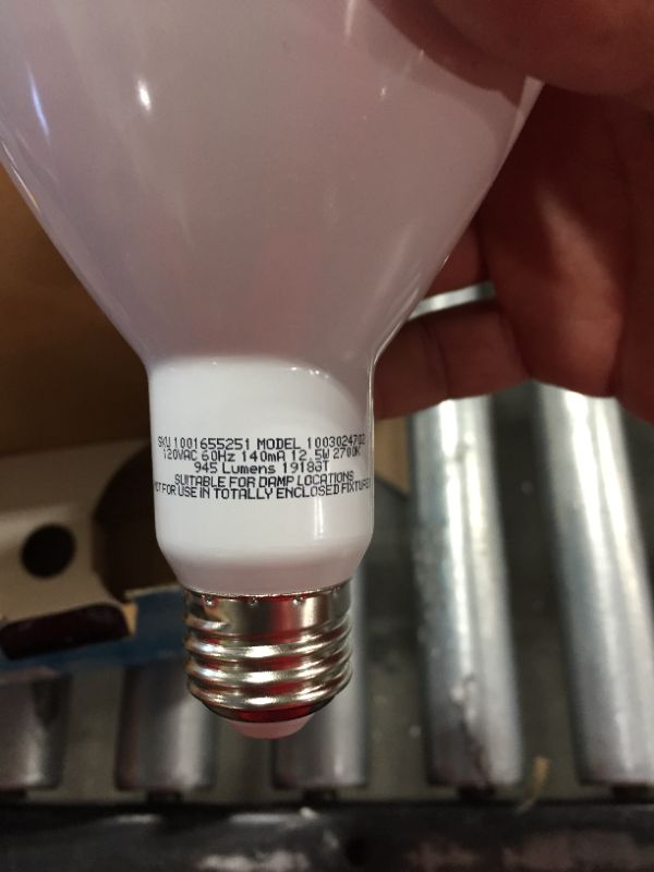 Photo 1 of EcoSmart 75-Watt Equivalent BR30 Dimmable Energy Star LED Light Bulb Soft White (2-Pack)