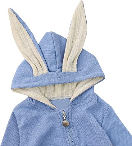 Photo 1 of AGQT Babys Bunny Costume One Piece 3D Rabbit Ear Easter Halloween Costume 
SIZE 73