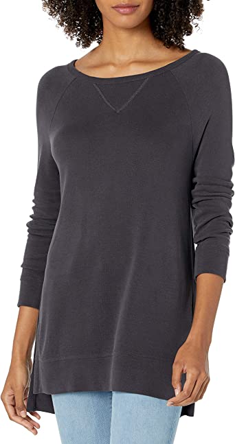 Photo 1 of Amazon Brand - Daily Ritual Women's Sandwashed Modal Blend High-Low Sweatshirt
SIZE XS