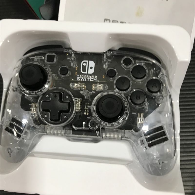 Photo 1 of PDP Nintendo Switch Wired Afterglow Controller, 500-132-na, Clear