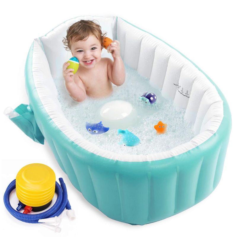 Photo 1 of Inflatable Baby Bathtub with Air Pump