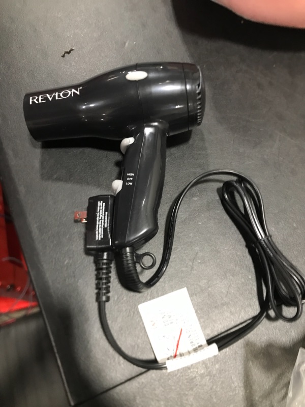 Photo 2 of 1875W Compact and Lightweight Hair Dryer, Black