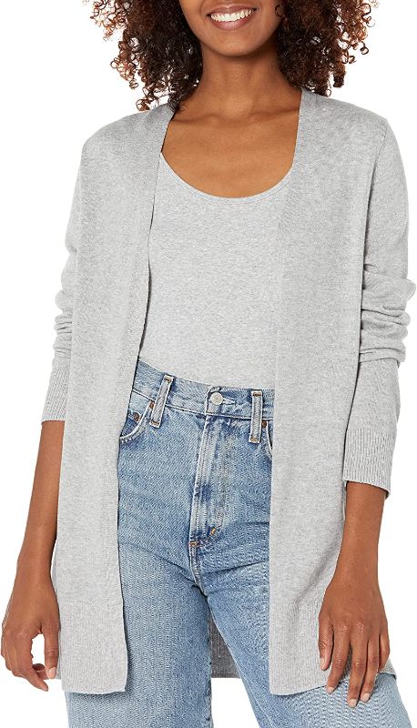 Photo 1 of Amazon Essentials Women's Lightweight Open-Front Cardigan Sweater, L