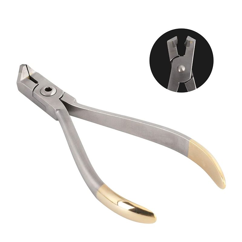 Photo 1 of Annhua Distal End Cut Plier, Hold Cut Hard and Soft Wire Orthodontic Cutter Dental Surgical Instrument Tool - Braces Removal Tools To