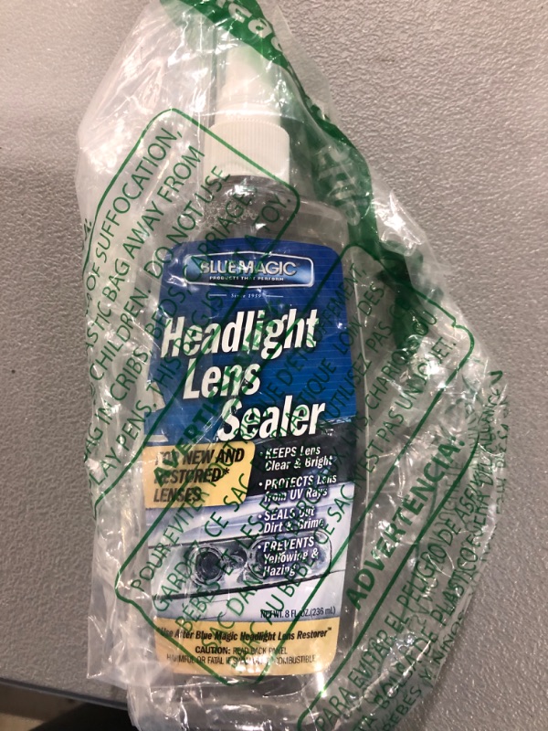 Photo 2 of BLUE MAGIC Headlight Lens Sealer,236 ml