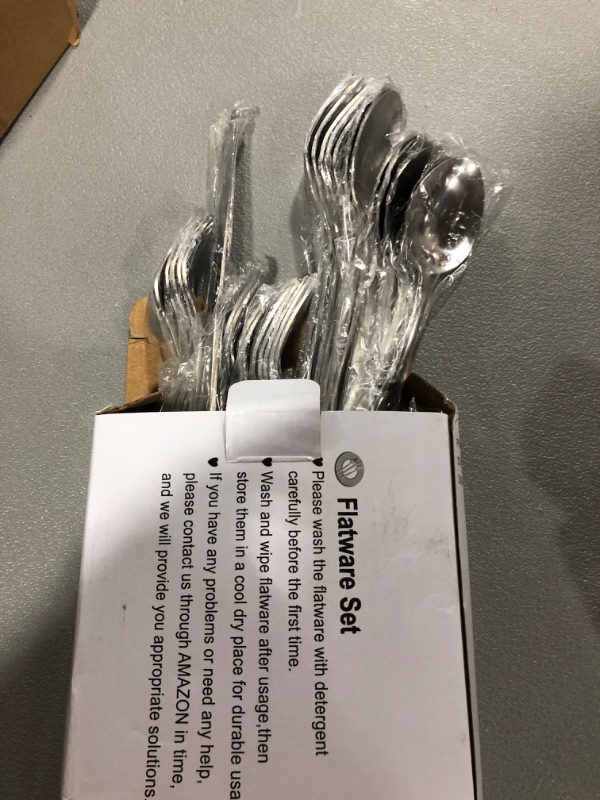 Photo 1 of 50 Piece Silverware Set Service for 10