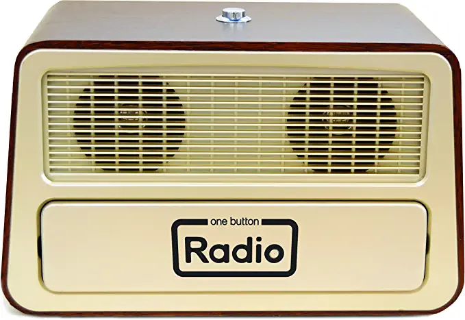 Photo 1 of Memory Loss One Button Radio/Large Analog Retro Style Dementia Radio/Size: 11.75" w x 7.25" h x 6.25" d
