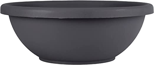 Photo 1 of 14" Round Plastic Garden Bowl - The HC Companies 15.5"x15.5"x5.5" in Warm Gray Color
