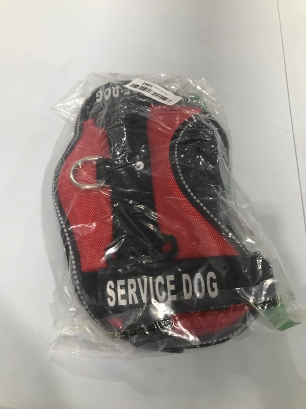 Photo 2 of Industrial Puppy Service Dog Vest with Hook and Loop Straps and Handle - Harness is Available in 8 Sizes from XXXS to XXL - Service Dog Harness Features Reflective Patch and Comfortable Mesh Design SIZE SMALL