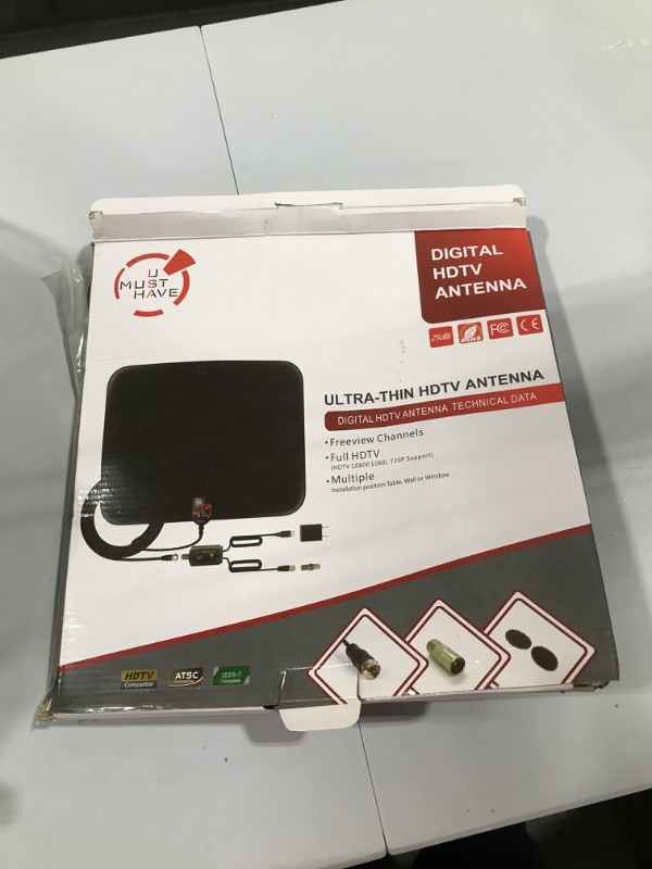 Photo 1 of UPGRADED 2018 VERSION HD Digital TV Antenna Kit - Best 80 Miles Long Range High-Definition with HDTV Amplifier Signal Booster Indoor - Amplified 18ft Coax Cable - Support All TV's - 1080p 4K ready