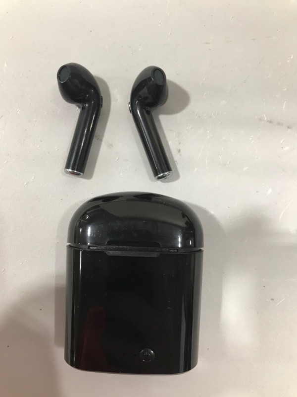 Photo 2 of i7s tws wireless earbuds BLACK