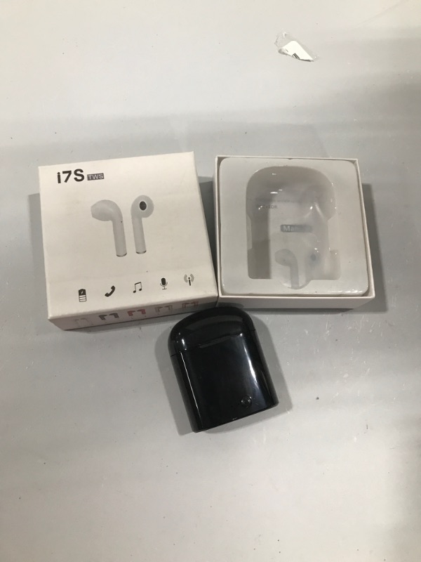 Photo 1 of i7s tws wireless earbuds BLACK