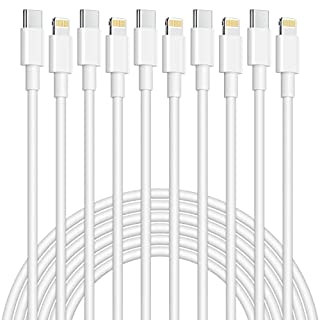 Photo 1 of USB C to Lightning Cable[Apple MFi Certified]iPhone Fast Charger Cable 5-Pack 6FT Type C Charger Cord for iPhone 13/13 Mini/13 Pro/12/12 Mini/12 Pro/12 Pro Max/SE/11/11 Pro/Max/XS/iPad Pro/Airpod (B09TF3M81F)
