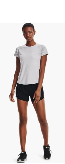 Photo 1 of [Size XL] Under Armour Women's Fly By 2.0 Running Shorts [Black]