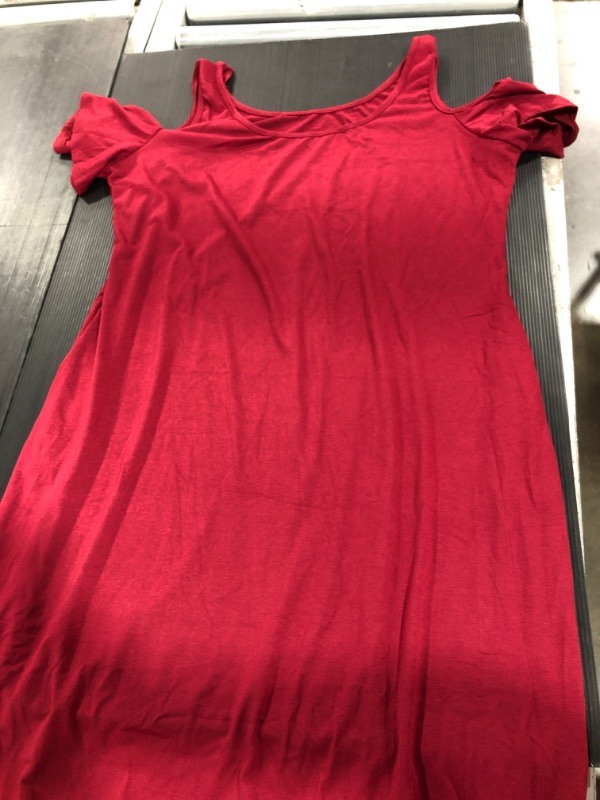 Photo 1 of [Size 2XL] Burgundy Long Dress