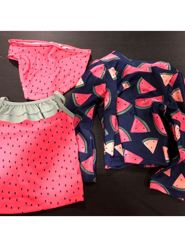 Photo 2 of [Size 2T] Simple Joys by Carter's Toddler and Baby Girls' 3-Piece Assorted Rashguard Sets