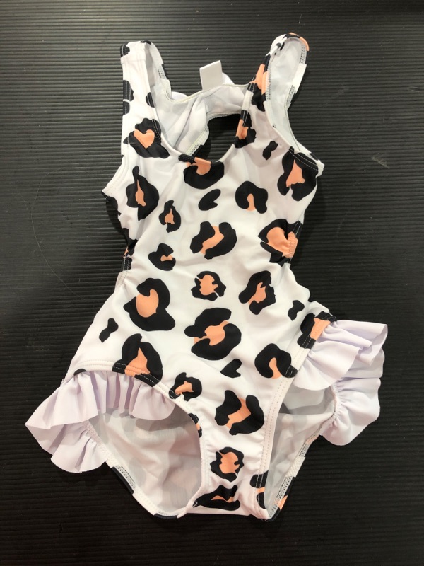 Photo 1 of [Size 2T] White Spoted 1 pc Swimwear