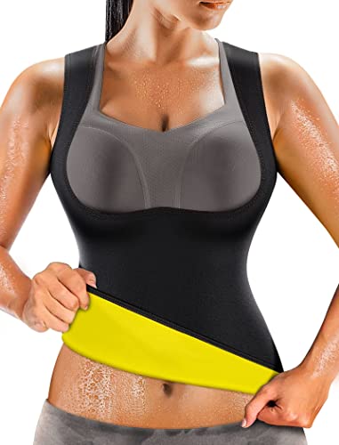 Photo 1 of [Size 2XL] Cimkiz Sauna Vest Sweat Waist Trainer for Women Lower Belly Fat with Sauna Suit Effect Neoprene Workout Tank Top