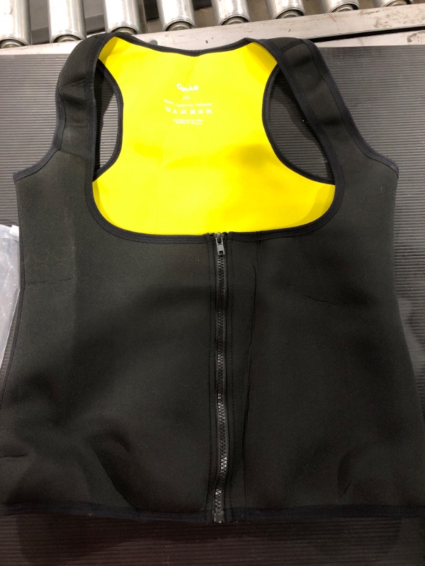 Photo 2 of [Size 2XL] Cimkiz Sauna Vest Sweat Waist Trainer for Women Lower Belly Fat with Sauna Suit Effect Neoprene Workout Tank Top