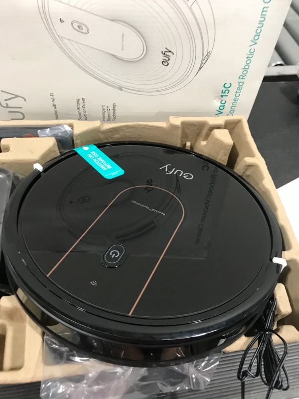 Photo 1 of eufy by Anker, BoostIQ RoboVac 11S (Slim), Robot Vacuum Cleaner, Super-Thin, 1300Pa Strong Suction, Quiet, Self-Charging Robotic Vacuum Cleaner, Cleans Hard Floors to Medium-Pile Carpets

