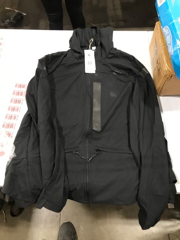 Photo 2 of adidas Women's Standard Marathon Translucent Jacket, Black/Black, X-Large (B08M85TQJP)
