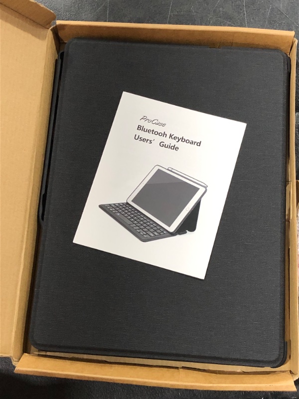 Photo 1 of ProCase Keyboard Case for Old Model iPad Pro 12.9" 2017 2015 with Built-in Apple Pencil Holder