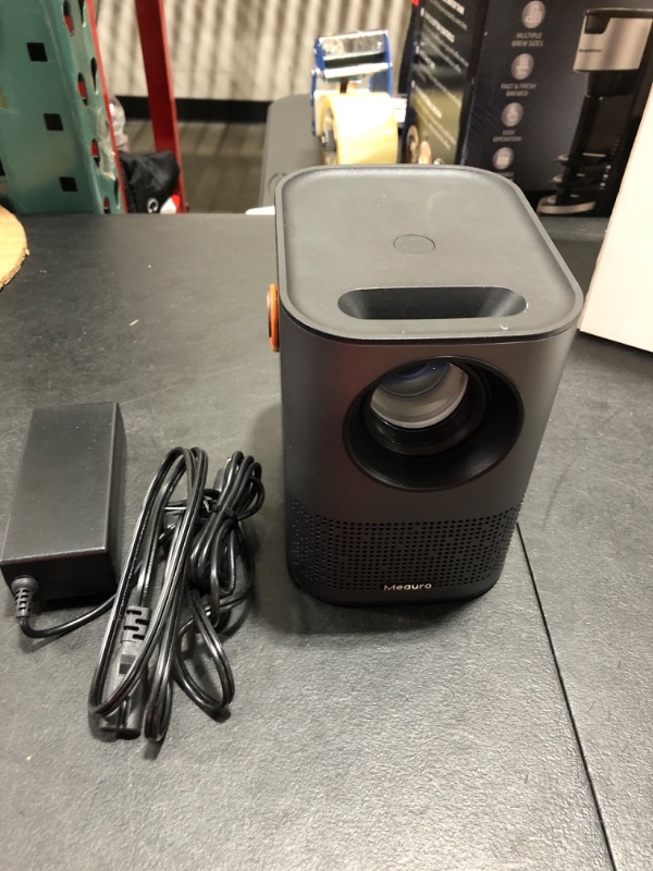 Photo 2 of Meauro 1080P Full HD Mini Projector with HiFi Speaker Orange 
