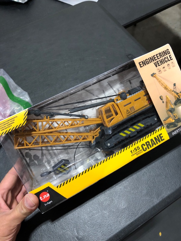 Photo 1 of alloy Die-cast Model Toy Engineering Heavy Crane Truck 