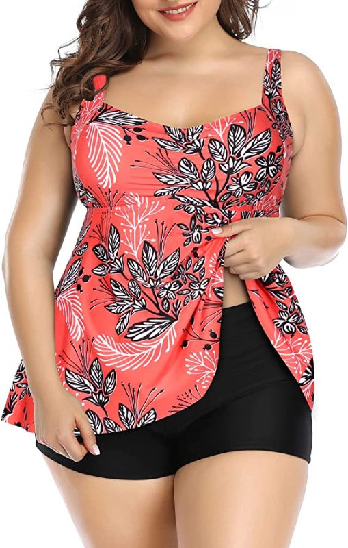 Photo 1 of Aqua Eve Plus Size Tankini (22W)

