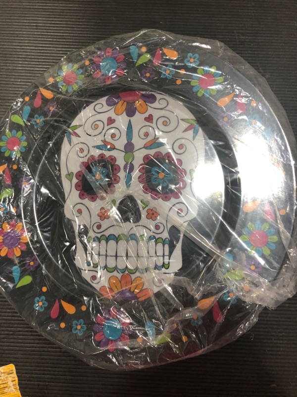 Photo 2 of 13" Day of the Dead Party Platter Charger
